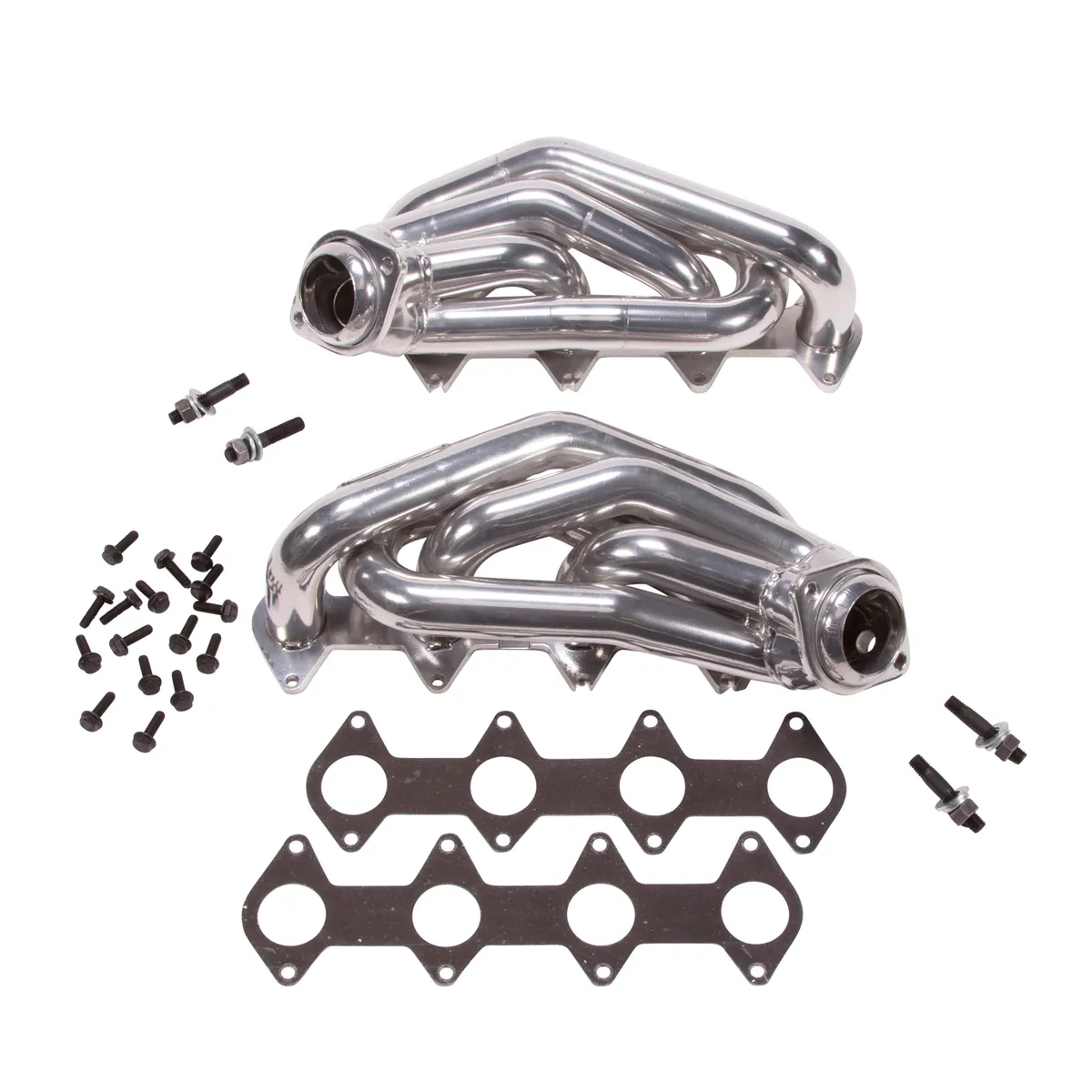 2005-2010 Mustang gt 1-58 Shorty Tuned Length Headers Polished Silver Ceramic product image