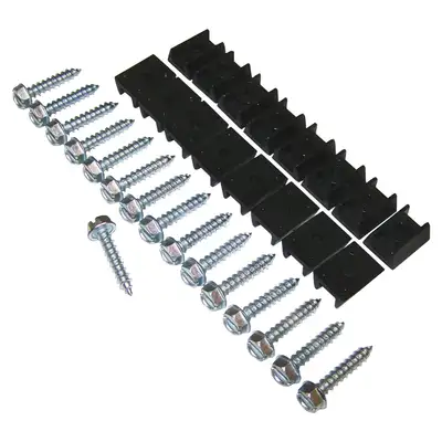 Crown Automotive Jeep Replacement Fender Flare Hardware Kit; Front; Incl. 16 Screws/16 Nuts;