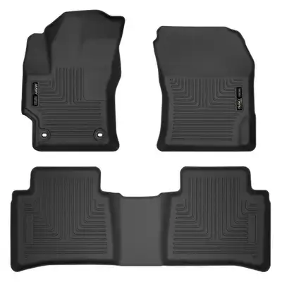 Husky Liners 20c Corolla Sedan Front/2nd Seat Floor Liners Weatherbeater Series Black