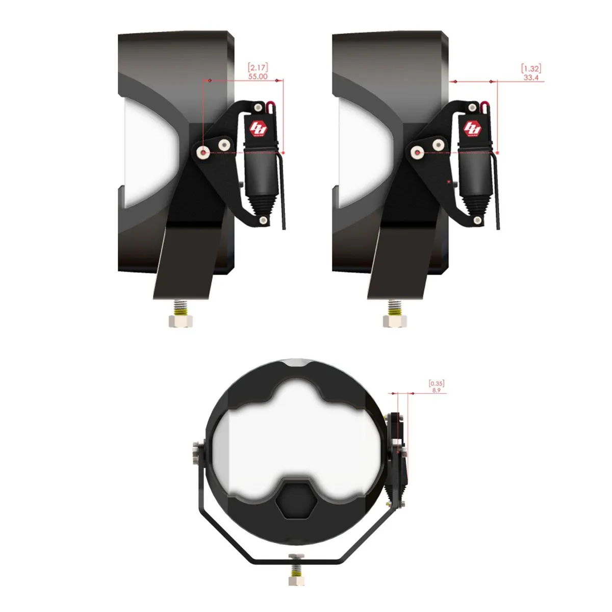 Baja Designs 80-0001 Reflex Light Actuator Kit – LP4/LP6/LP9/XL-M Housing product image