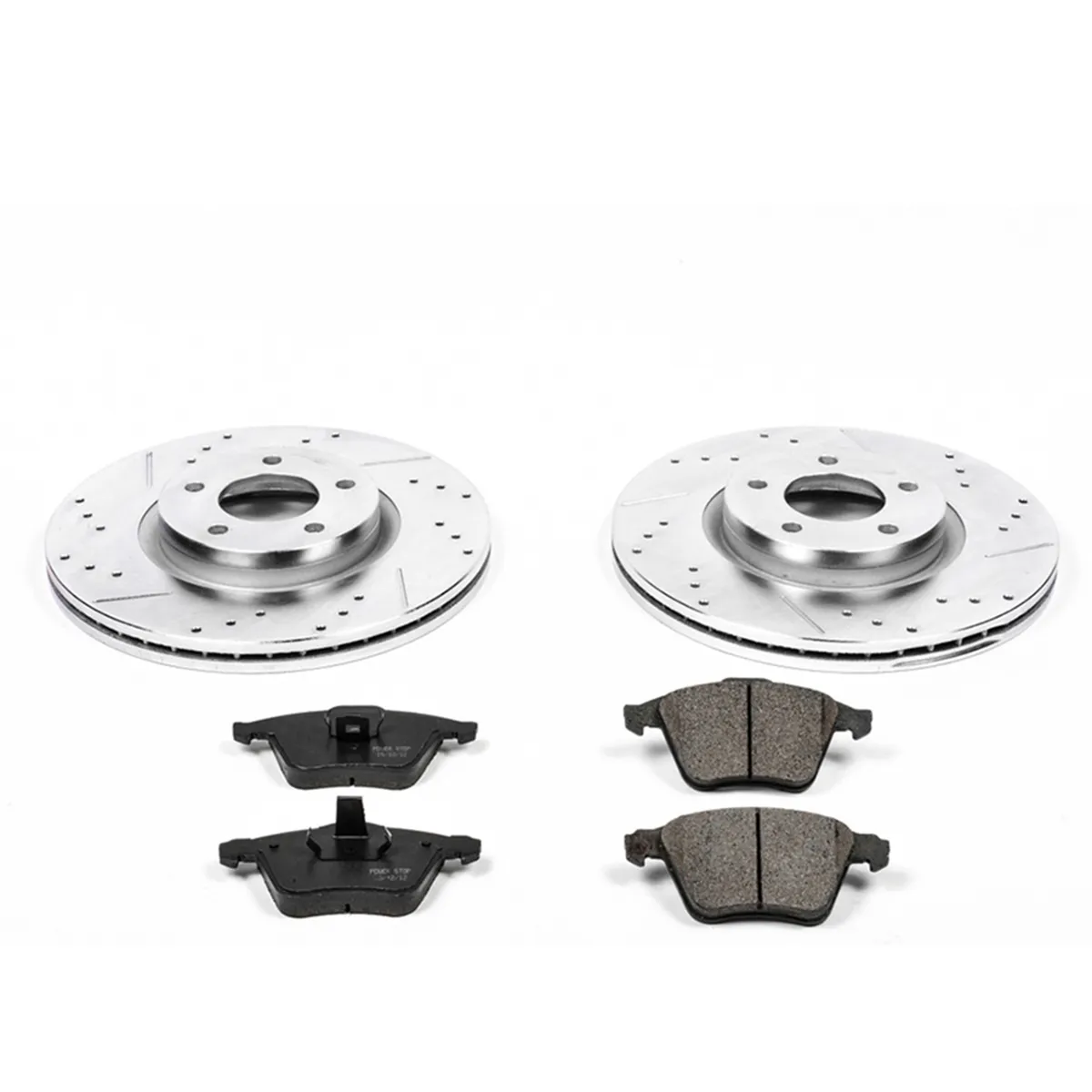 Z23 Evolution Sport Upgrade Kit: Drilled/Slotted Rotors; Carbon-Fiber Ceramic Pads W/Hardware product image