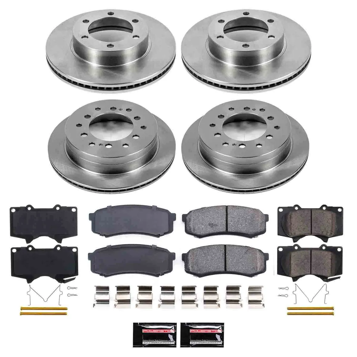 Z17 Direct Replacement Kit: Rotors; Ceramic Pads W/Hardware product image