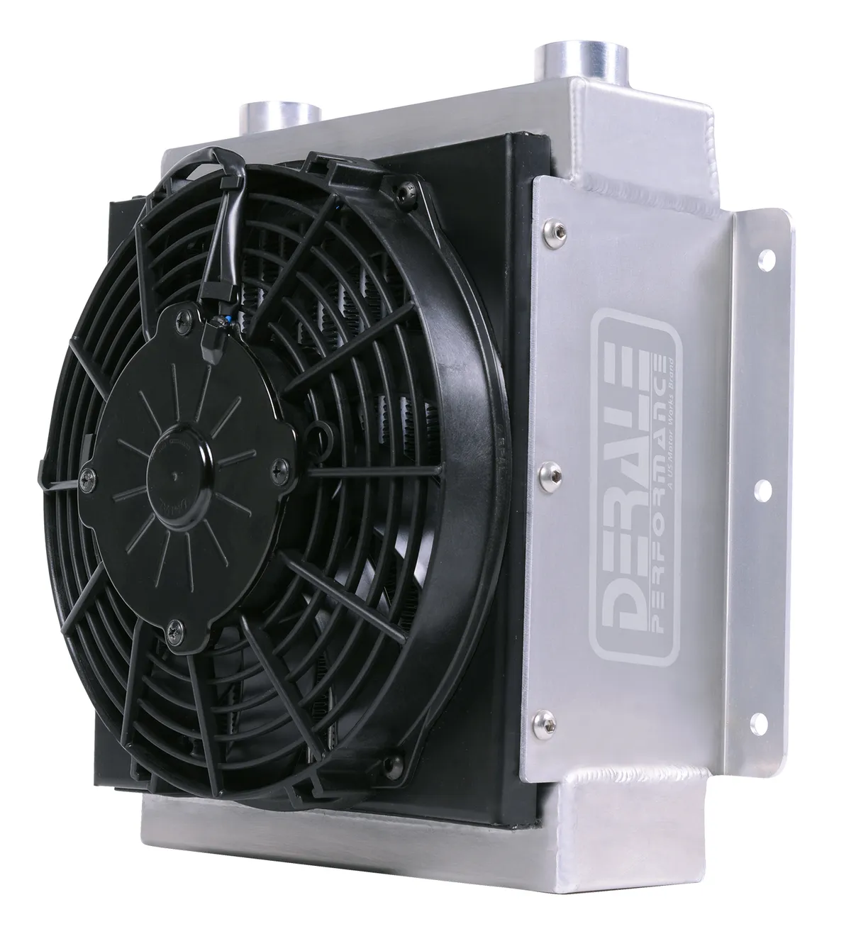 18 Row Hi-Flow Racing Remote Fluid Cooler w/ Low Profile Fan, 7/8-14 UNF O-ring product image