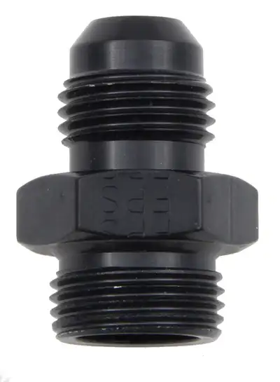 Fragola Performance Systems Male Adapter Fitting #6 x 5/8-20 Carter Black