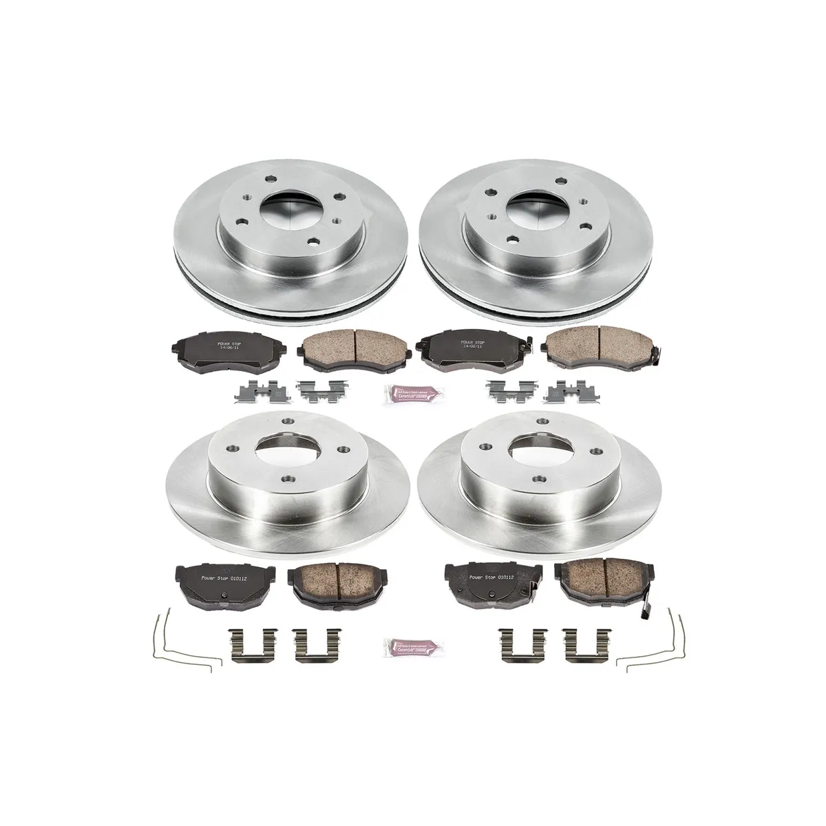 Z17 Direct Replacement Kit: Rotors; Ceramic Pads W/Hardware product image