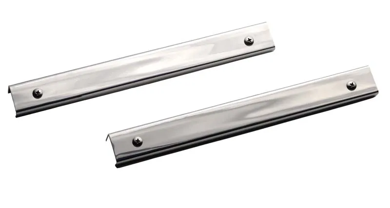 Jeep CJ5 Entry Guards Pair 55-83 CJ5 Polished Silver Kentrol product image