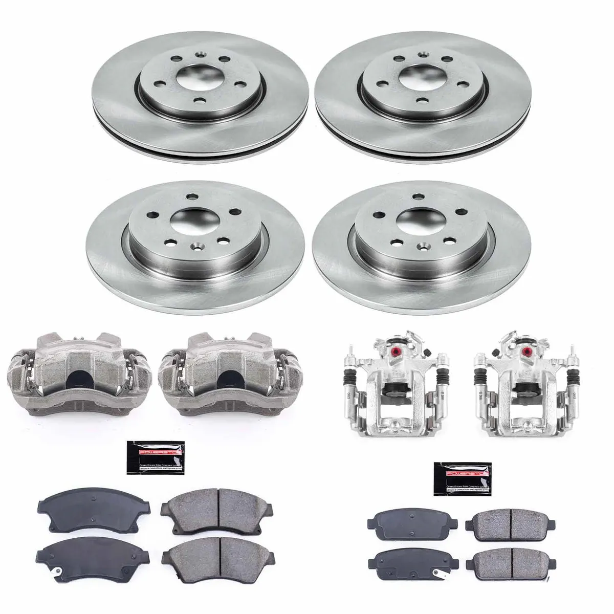 Z17 Direct Replacement Kit: Rotors; Ceramic Pads; Calipers product image