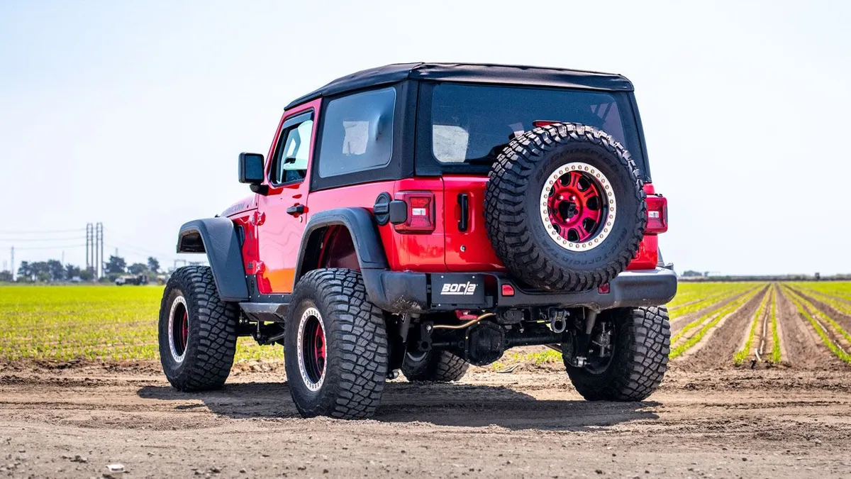 18c Wrangler JL 3.6l Catback Touring Climber Exhaust System w/ 2.5in Turn Down product image