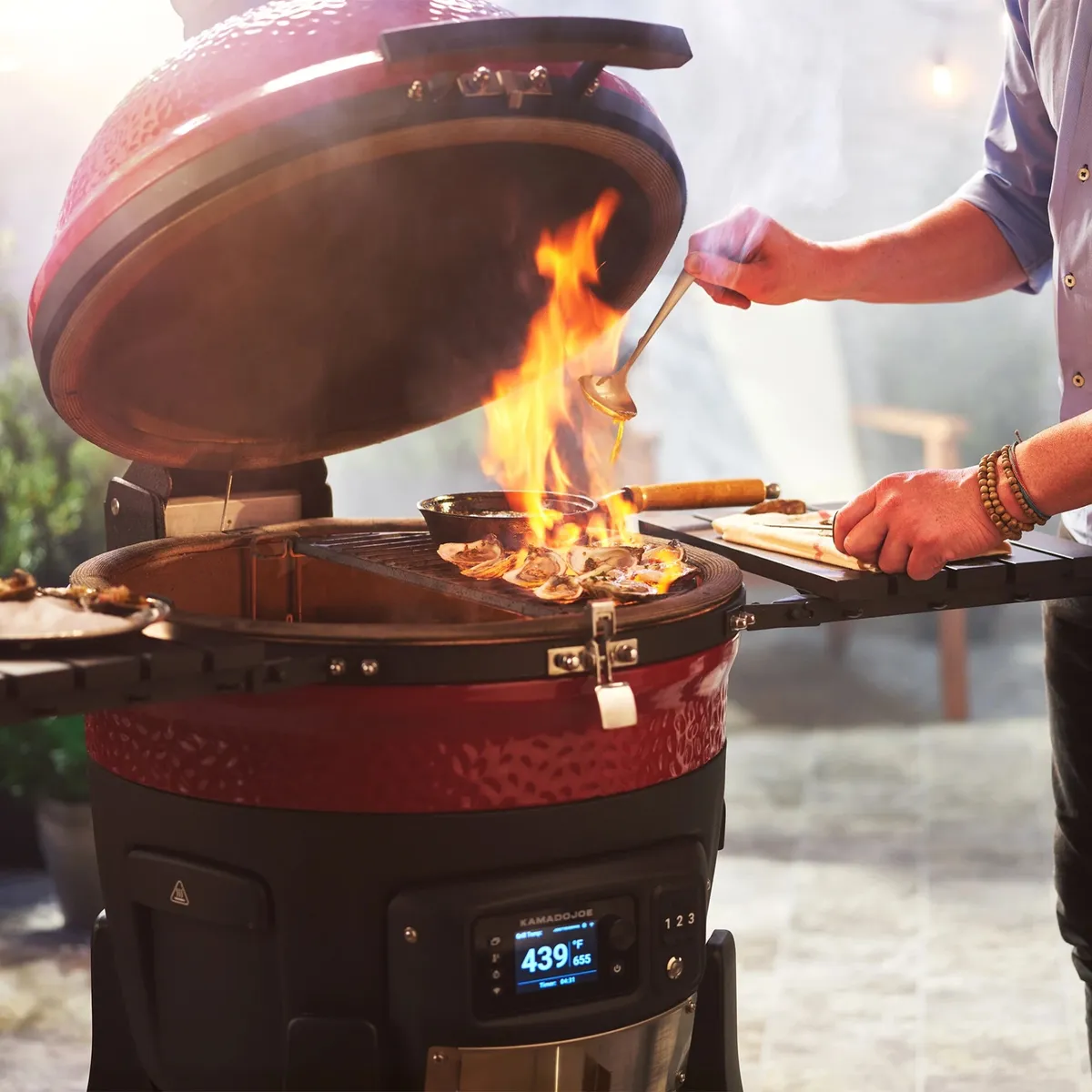 Konnected Joe Digital 18in Charcoal Kamado Grill product image