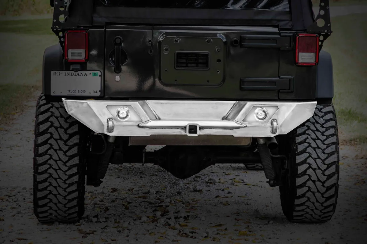 LOD Shorty Destroyer Rear Bumper Only Black Powder Coated - JK product image