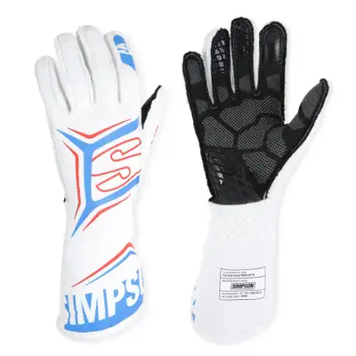 Simpson Safety Glove Magnata X-Large White / Blue SFI 3.5/5