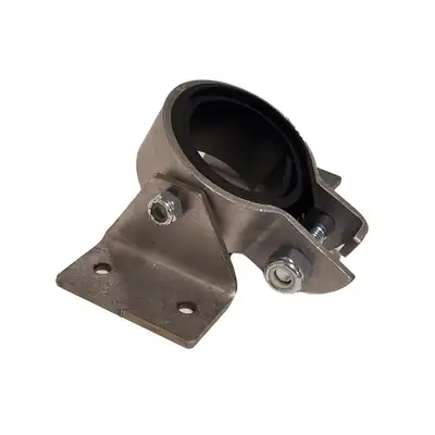 Borgeson JJ s Rods Universal steering column mount. This stainless steel steering column mount fits all 1-1/2in.-2in. diameter steering columns; adjustable for steering column angle.