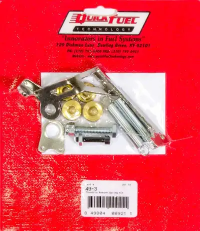 Holley Throttle Return Spring Kit For Square Flange 4 Bbl Carburetors