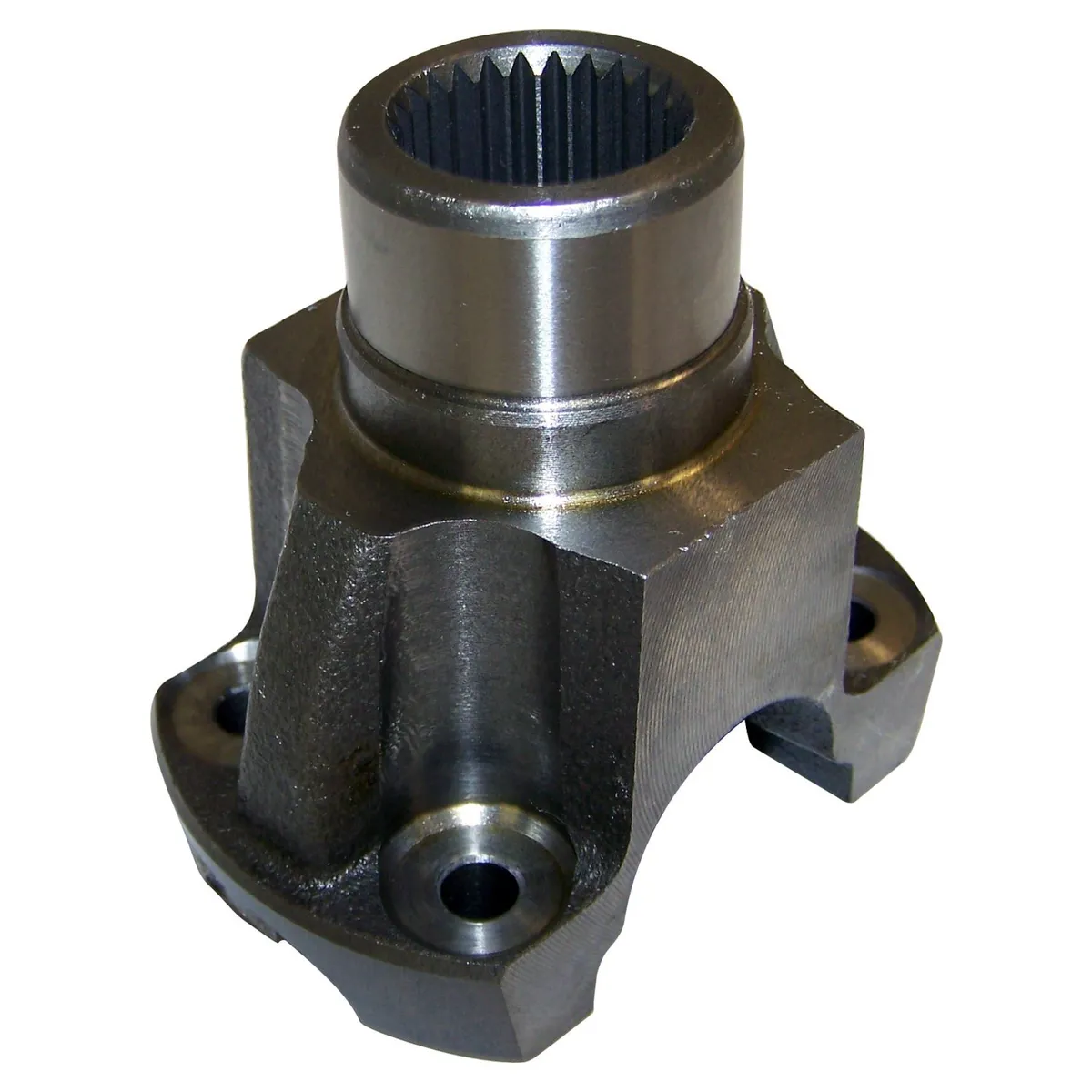 Crown Automotive Jeep Replacement 1996-2001 XJ Cherokee w/ 2.5L Diesel Engine;1997-2000 AN Dakota;1997-2006 TJ Wrangler;1998-2000 DN Durango;w/ NP231 Transfer Case; Transfer Case Front Output Shaft Yoke; 26 Spline No Slinger