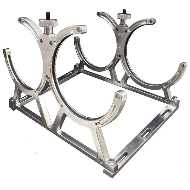 Nitrous Express Nitrous Express - Billet Bracket For Dual 10 or 15lb N2o Bottle. Includes Floor Mounts - 11108d
