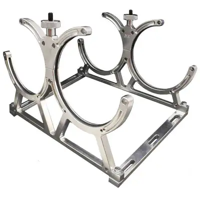 Nitrous Express Nitrous Express - Billet Bracket For Dual 10 or 15lb N2o Bottle. Includes Floor Mounts - 11108d