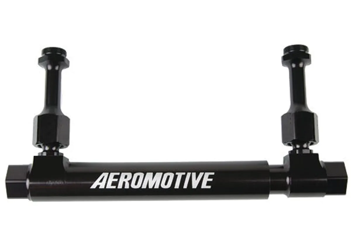 Aeromotive Fuel System Aeromotive Dual Action Adjustable Fuel Log (Std Holley Style)