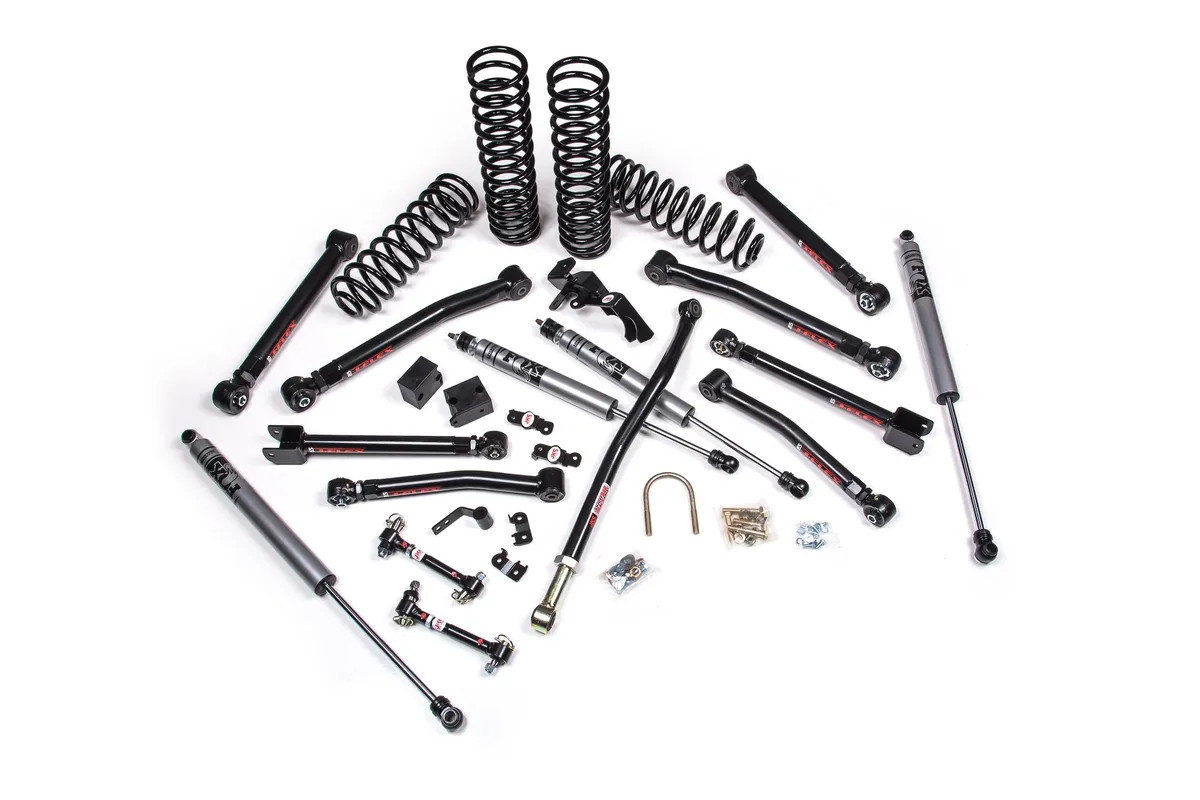 JKS 0718 Wrangler Jkrawl 4DR 2.5in System W/Fox 2.0 Performance Series Shocks