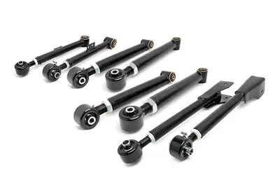 Rough Country Rough Country X-Flex Complete Set Adjustable Control Arms - TJ/LJ