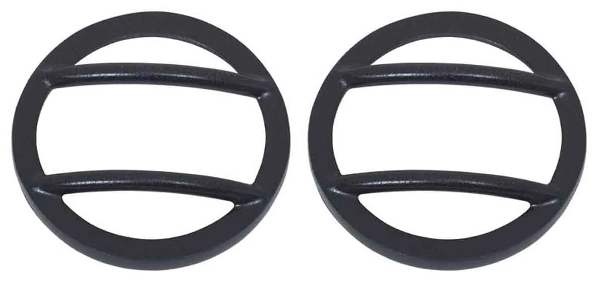 Jeep JK Headlight and Marker Cover Set 6 Pieces 07-18 Wrangler JK Textured Black Kentrol product image