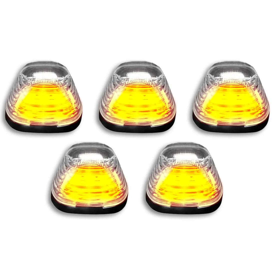 Ford 99-16 Superduty 5-Piece Set Smoked Lens with White and Amber Strobe LEDs and White or Amber Running Light LEDs - product image
