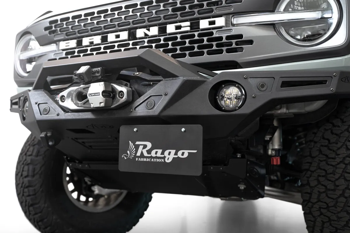 Clevis Mounted License Plate Bracket Mounts to Dring Mount With 1in Hole Black product image