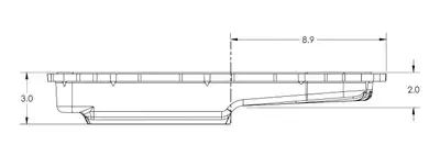 Pacific Performance Engineering PPE ZF-8 Speed Heavy-Duty Cast Aluminum Transmission Pan – Brushed Finish