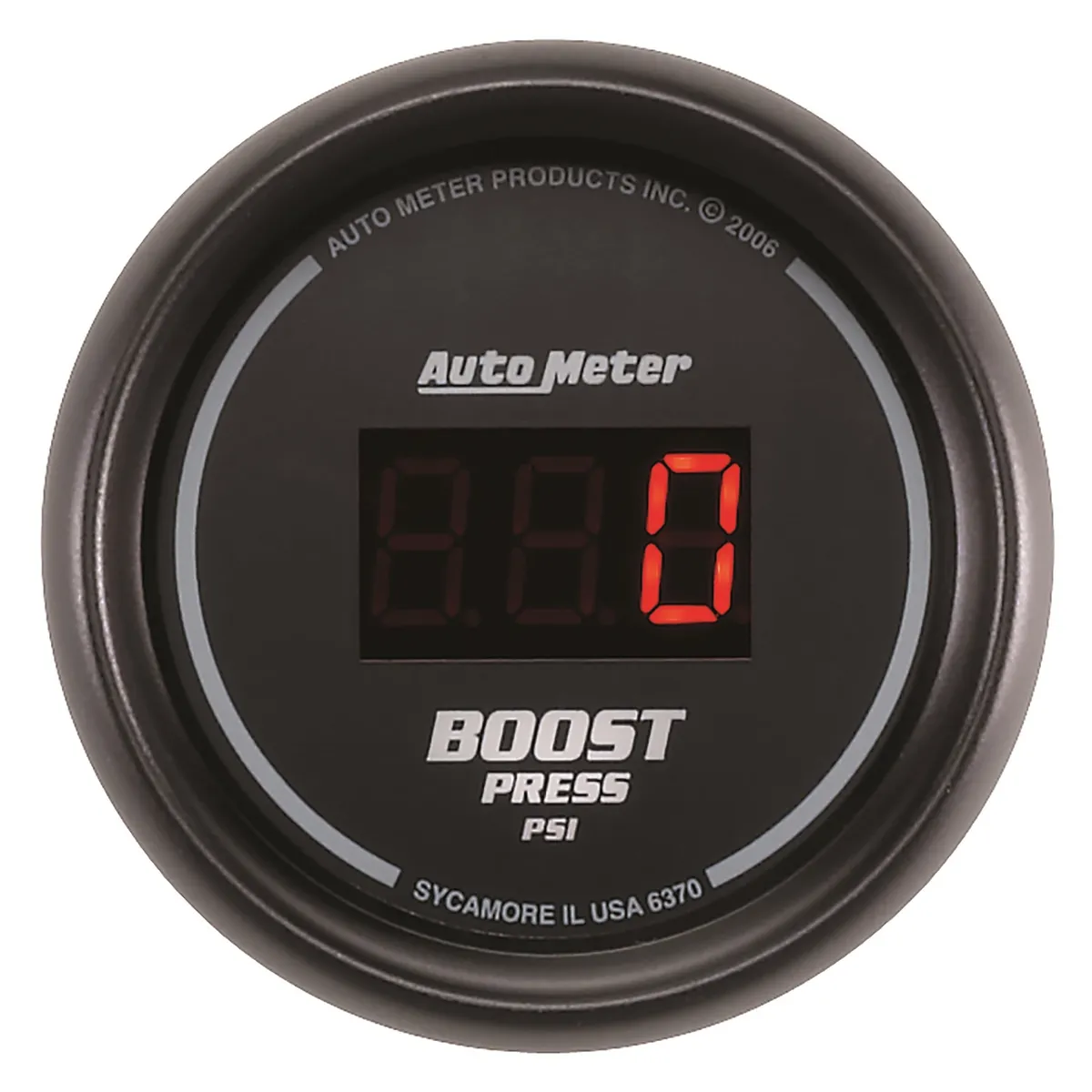 Gauge, Boost, 2 1/16", 60psi, Digital, Black Dial w/ Red LED product image