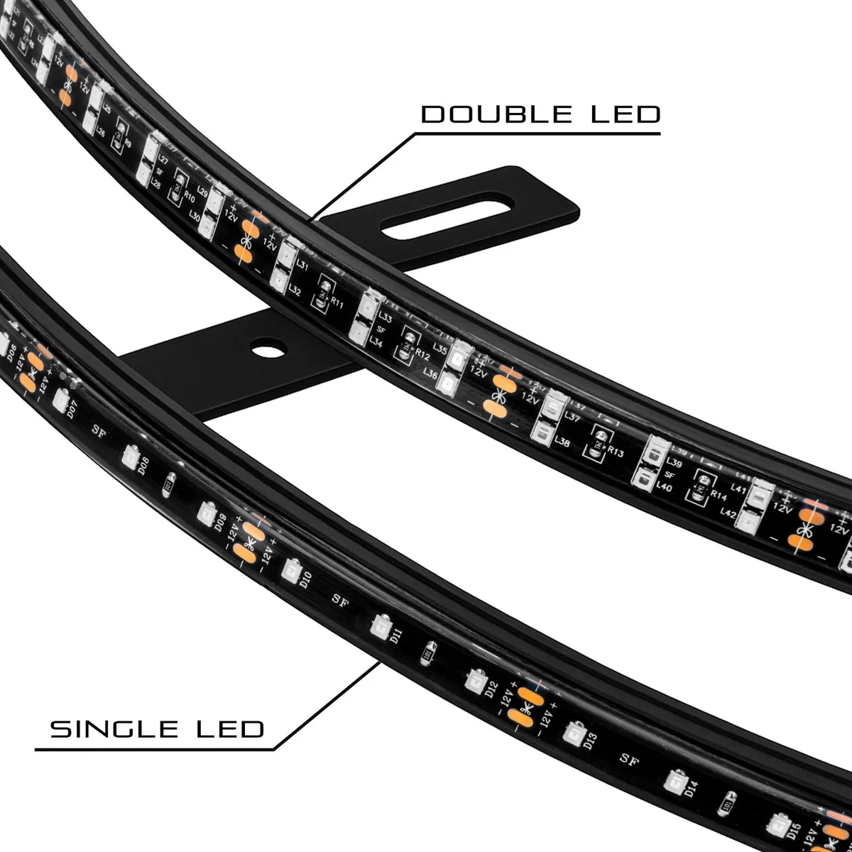 Oracle Lighting LED Illuminated Wheel Rings - Single / Double Row LED product image