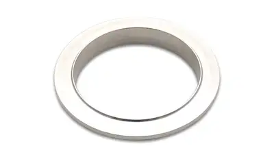 Vibrant Performance V-Band Flange; 2 in. Matching Tube Size; 2.5625 in. Flange OD; 304 Stainless Steel; Male;