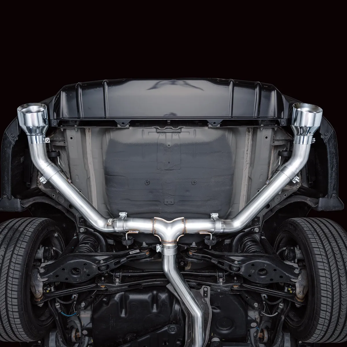 AWE Touring Edition Exhaust for FE1 Civic SiDE4 Acura Integra - Dual Chrome Silver Tips product image