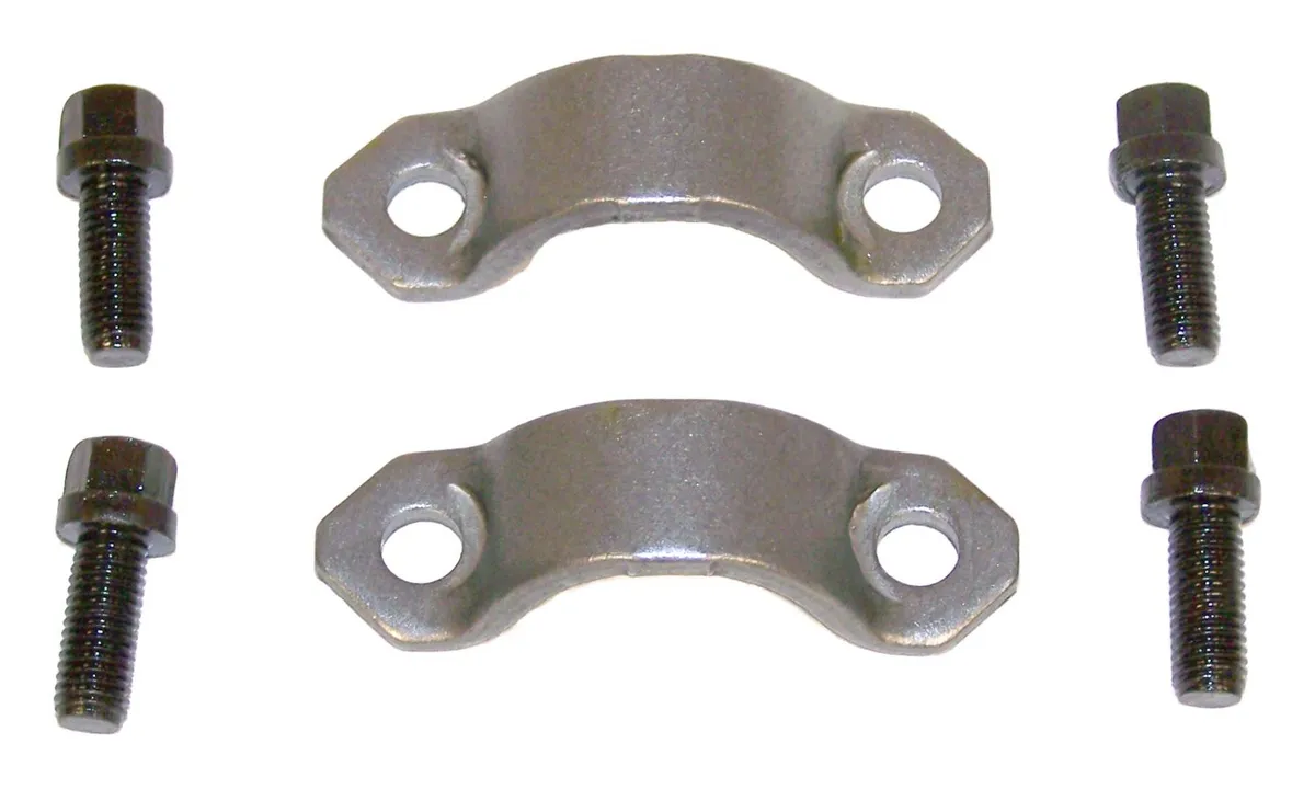 Crown Automotive Jeep Replacement 4006698K U-Joint Strap Kit - 74-06 Jeep TJ, YJ, CJ-5, 7, 8 XJ, MJ, KJ, ZJ, WJ, SJ Models product image