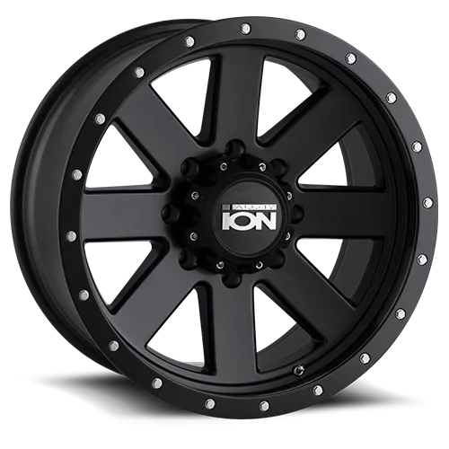 Cast Aluminum Wheels 134 MB 18x10 Black Beadlock Matte Black 6 On 135 Bolt Pattern -19 Offset ION Wheels product image