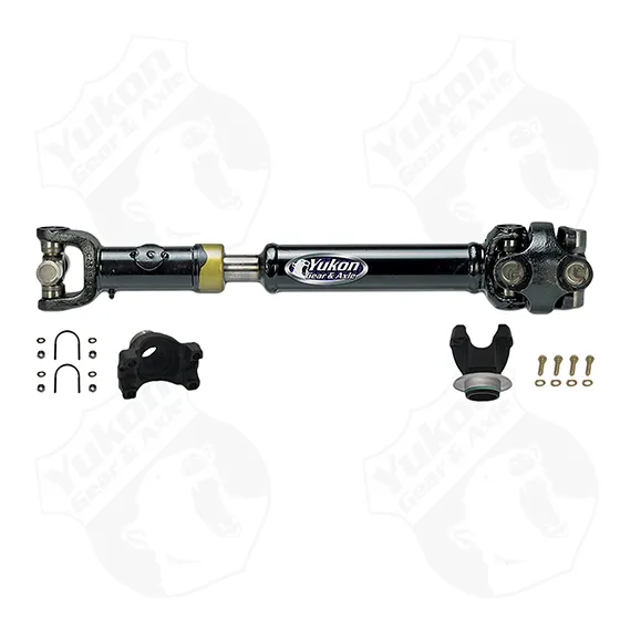 Yukon Gear And Axle Yukon Heavy Duty Driveshaft for 12-17 JK rear. 1310 U/Joint. Fits 4-door Rubicon and non-Rubicon. Automatic transmission only. Recommended for stock to 4.5" Lifts with up to 35" Tires.