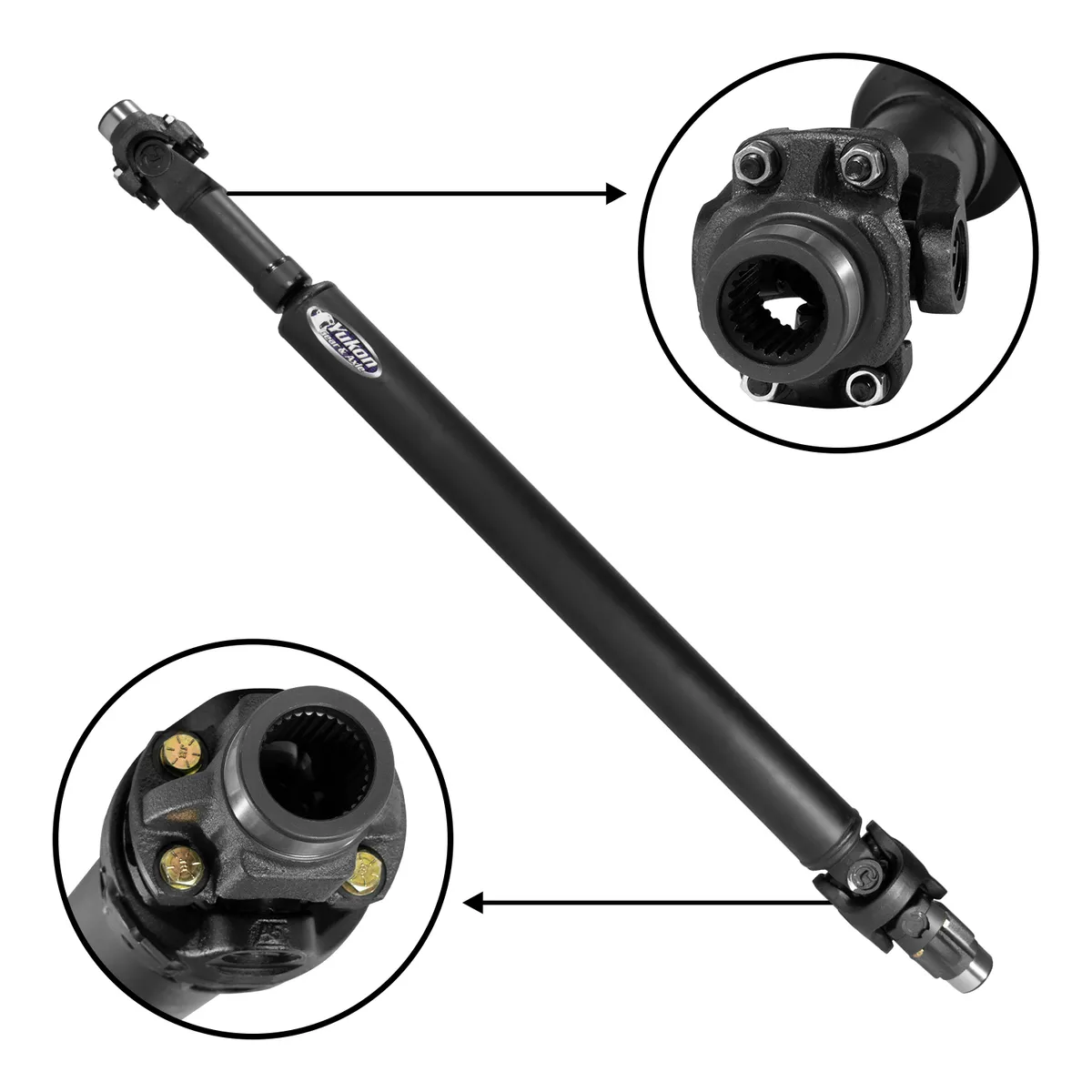 Performance Rear Driveshaft 2018 Jeep JL Sahara 4 Dr Auto Selec-Trac 2018+ JL Sahara Rear Driveshaft 1310 HD 4DR M/T Dana 35 W/ Selec-Trac Yukon Gear product image