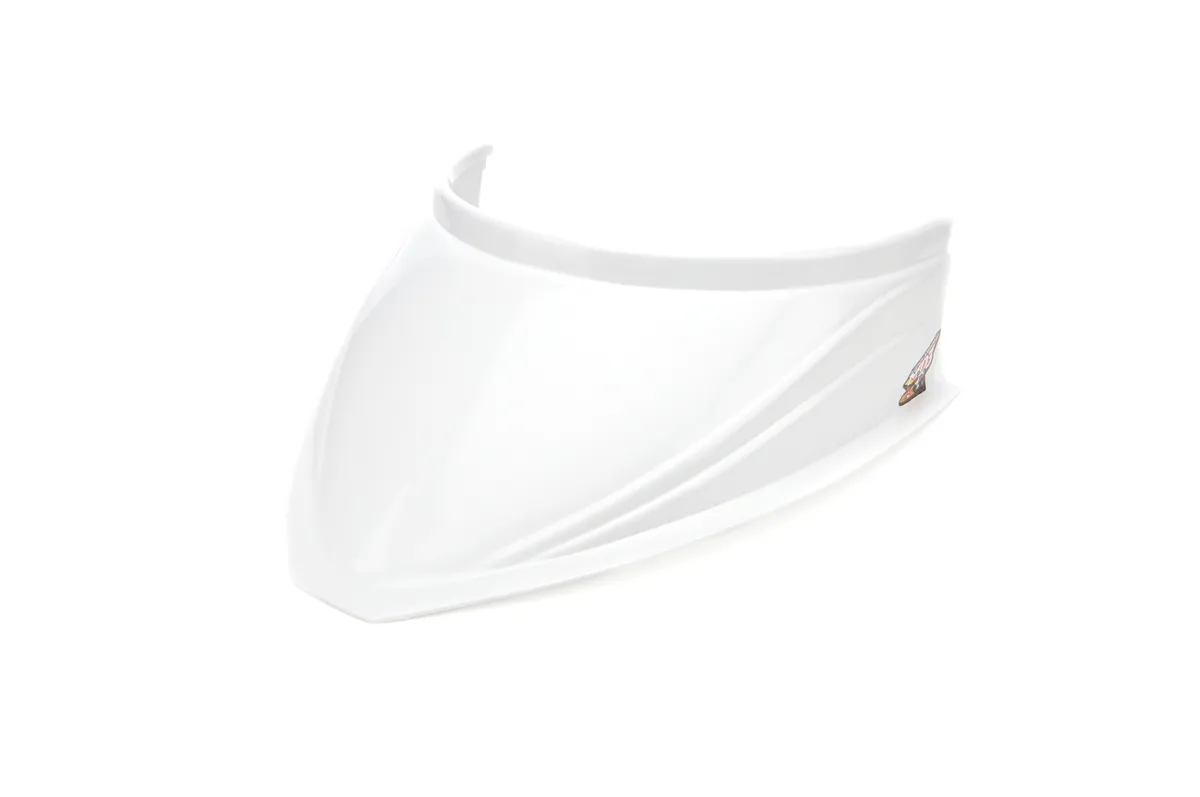 FiveStar MD3 Hood Scoop 5in Tall 18in Wide Curved White