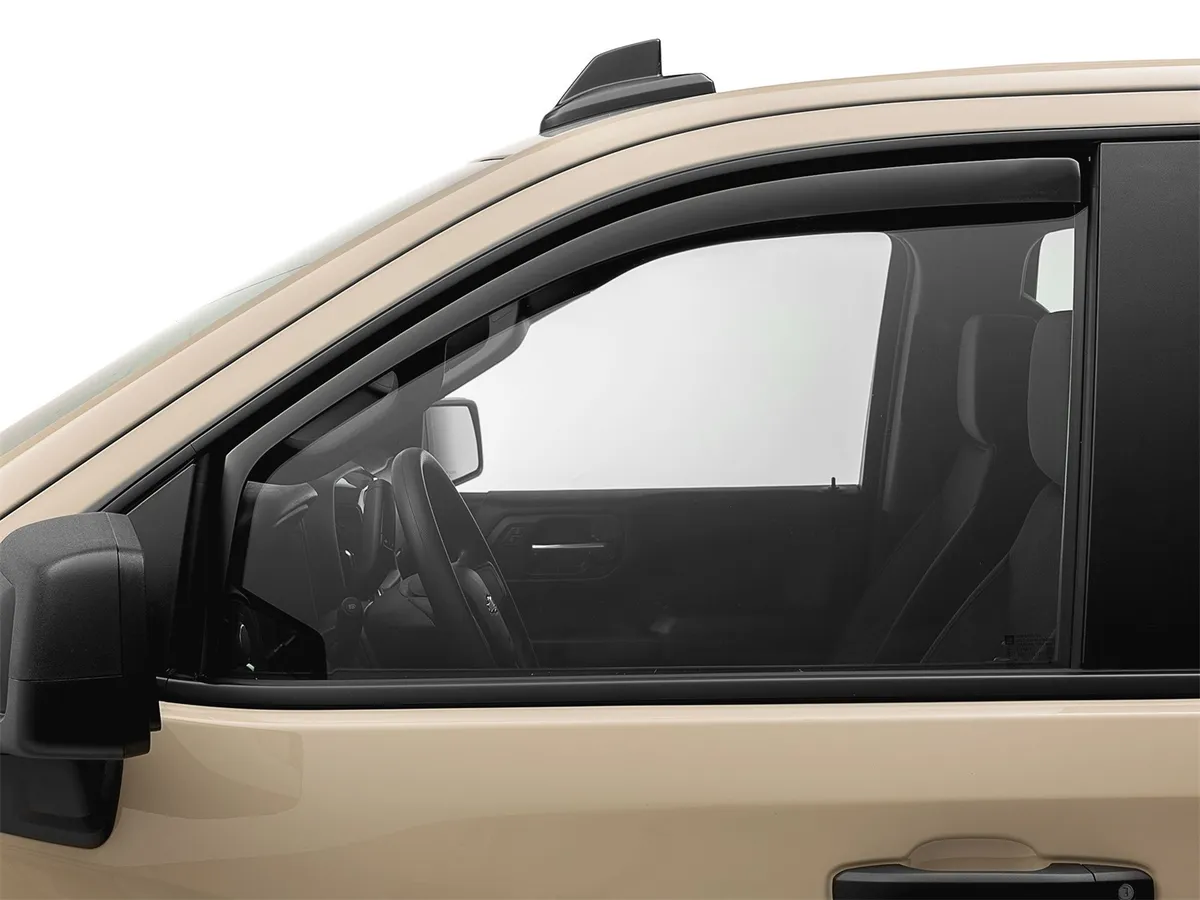2019 - 2023 GMC Sierra Sierra Denali 1500 Front Side Window Deflectors Dark Tint product image