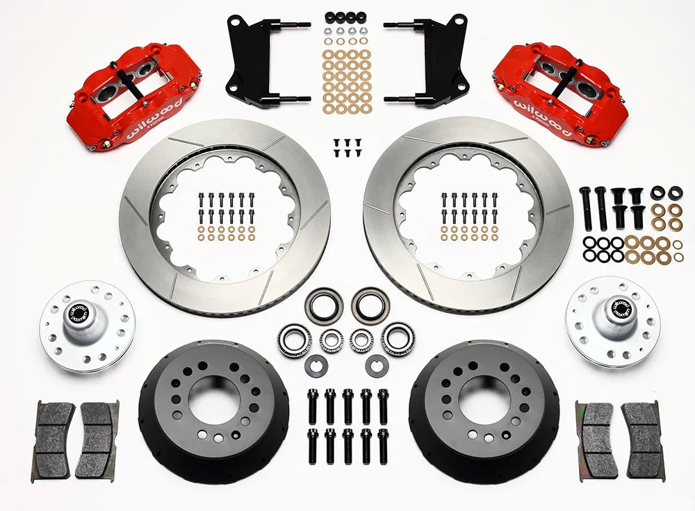1960 - 1982 Buick, Chevrolet, Ford, GMC, Mercury, Oldsmobile, Pontiac Forged Narrow Superlite 6R Big Brake Front Brake Kit (Hub) - 140-9804 product image