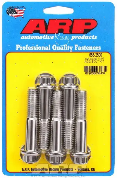 ARP Auto Racing S/S Bolt Kit - 12pt. (5) 1/2-13 x 2.500