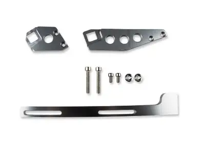 Holley Sniper EFI Intake Throttle Cable bracket Kit for LS1/LS2/LS6 fabricated series intake manifolds -Silver Finish