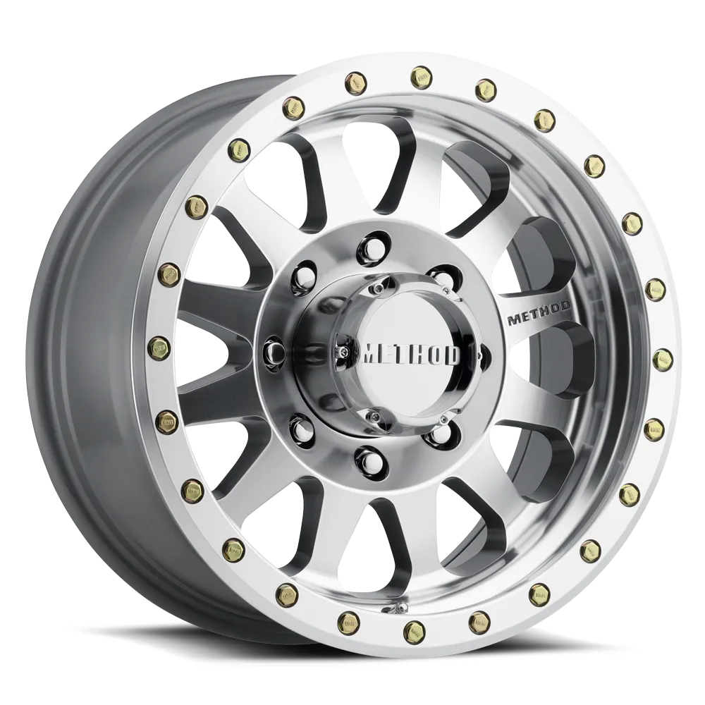 Aluminum Wheels 20x10 Double Standard MR304 Bolt Pattern 8 On 170 Offset -18 Lip Size 3.9 Machined SL Clear Coat Method product image