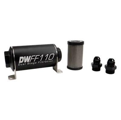 DeatschWerks -8an 100 Micron 110mm In-Line Fue