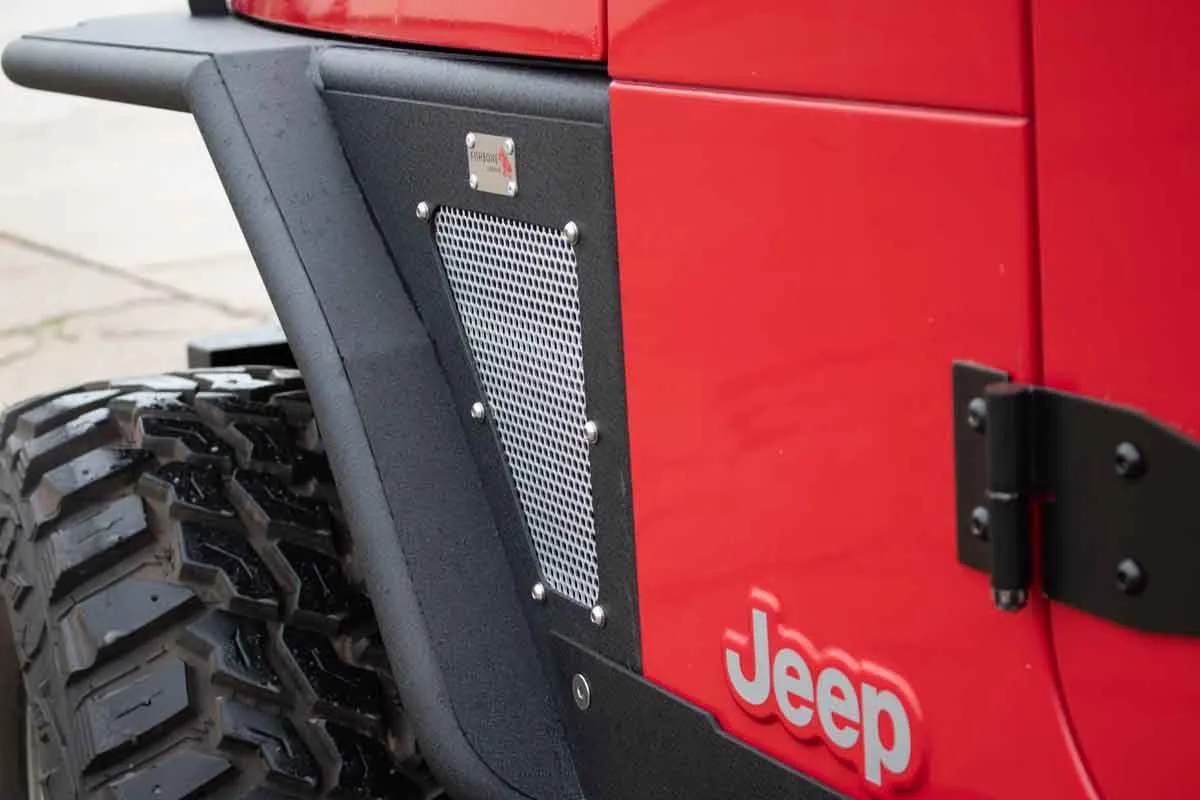 Wrangler Front Fenders Paintable Mesh Upgrade for 97-06 Wrangler Fishbone product image
