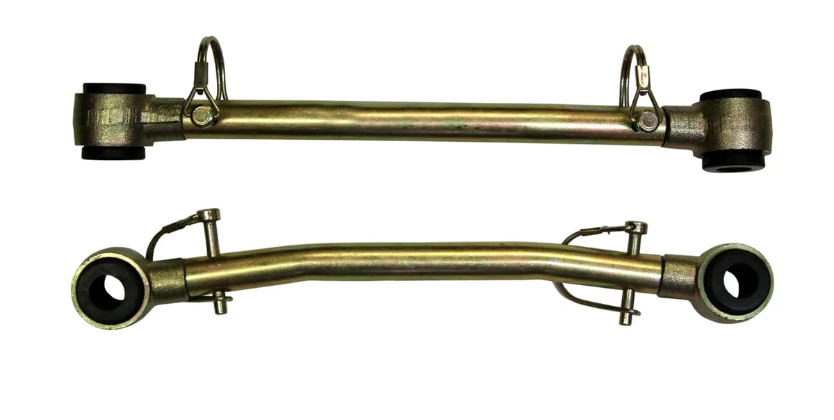 Sway Bar Extended End Links Disconnect Front Lift Height 3.5-6 Inch Double Black Rubber Bushings 87-95 Jeep Wrangler Skyjacker product image