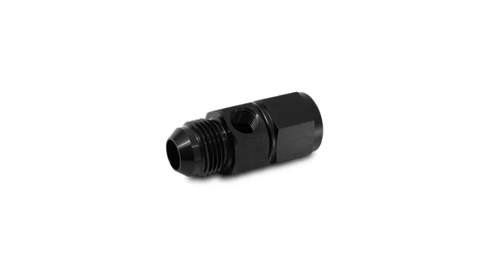 Vibrant Performance - 16486 - Female AN to Male AN Flare Union Adapter with 1/8 in. NPT Port; Size: -6AN product image