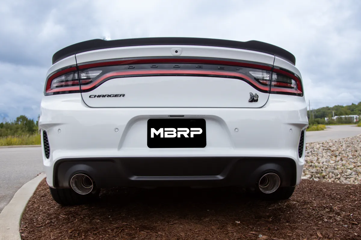 2015-Up Dodge Durango/Charger T304 Stainless Steel Tips, 5 Inch OD Out, Angle Cut, Sold In Pairs MBRP product image