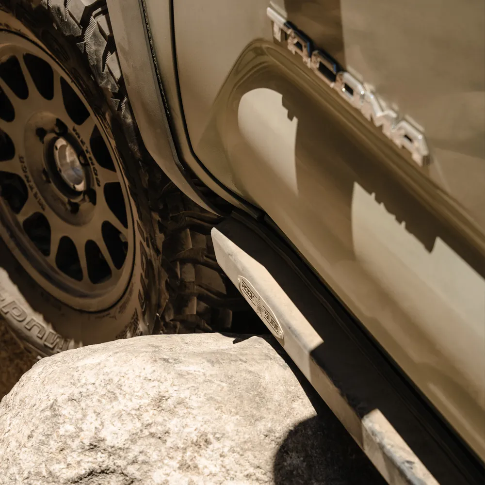 Tacoma Rock Sliders For 05-23 Toyota Tacoma Standard Bed Black Powdercoat Steel Rock Slide Engineering product image