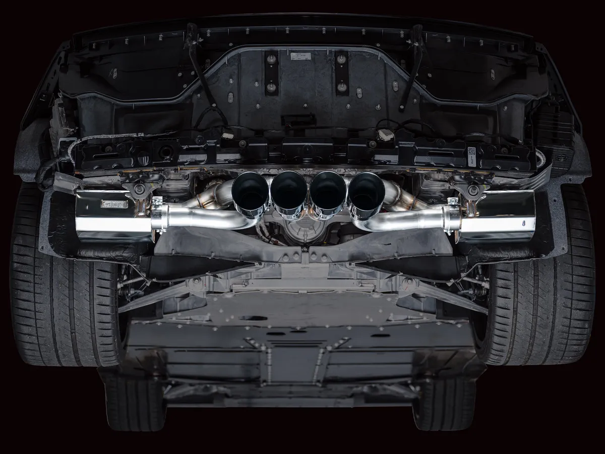 AWE SwitchPath Exhaust for C8 Corvette Z06 - Diamond Black Tips product image