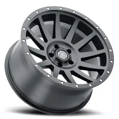 ICON Vehicle Dynamics ICON Alloys Compression, Satin Black, 20 x 10 / 5 x 150, -19mm Offset, 4.75" BS