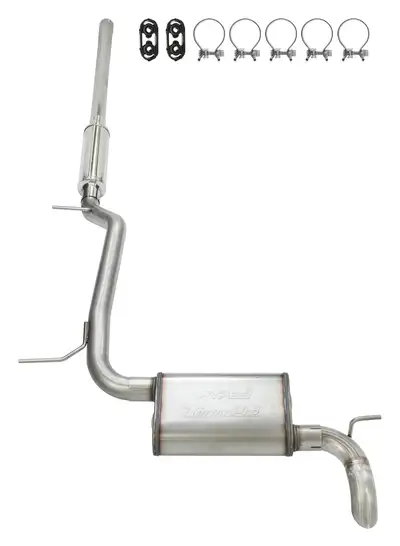 Pypes Performance exhaust Pypes 2007-18 Jeep JK High Ground Clearance Cat-back Exhaust Kit Turbo Pro Muffler SJJ21T